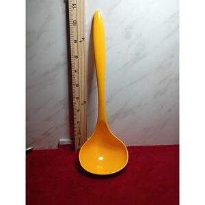 Mepal Rosti Melamine Ladle Yellow 2525 Made in Denmark for Hutzler Vintage MCM